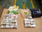 Items seized by customs
