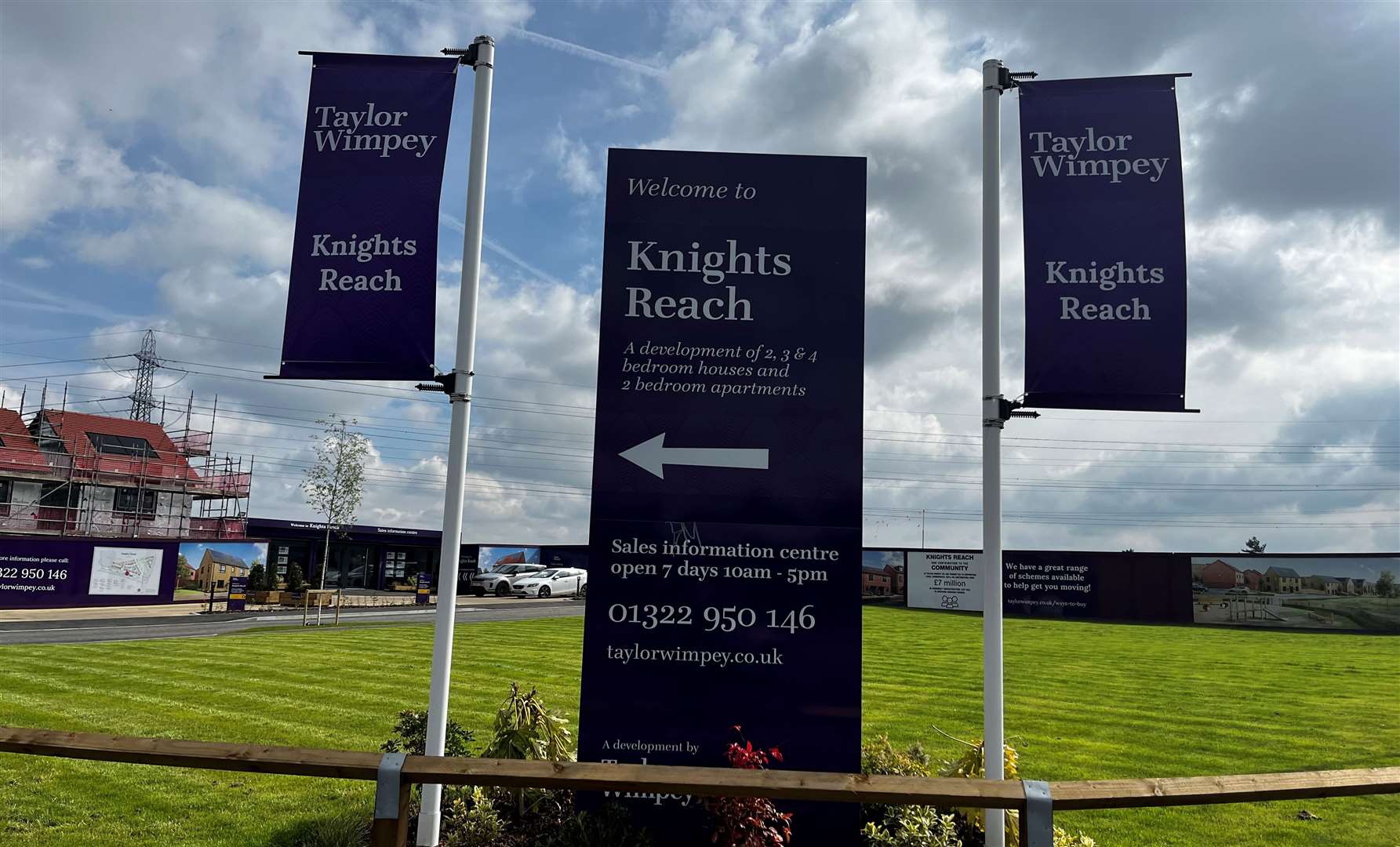 Taylor Wimpey's Knights Reach development in Stone, near Dartford