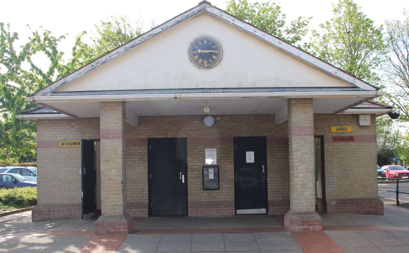 The couple were sleeping in the Rose Street public toilets until being kicked out by the council
