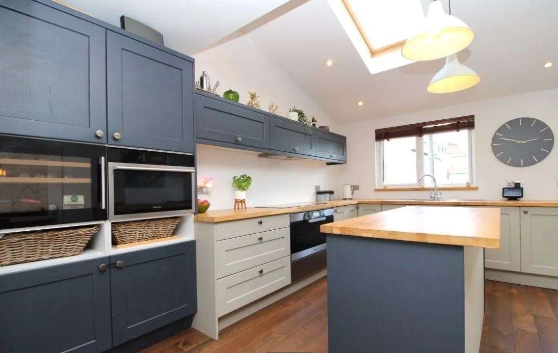 The kitchen area inside the house in Minster's Noreen Avenue. Picture: Zoopla