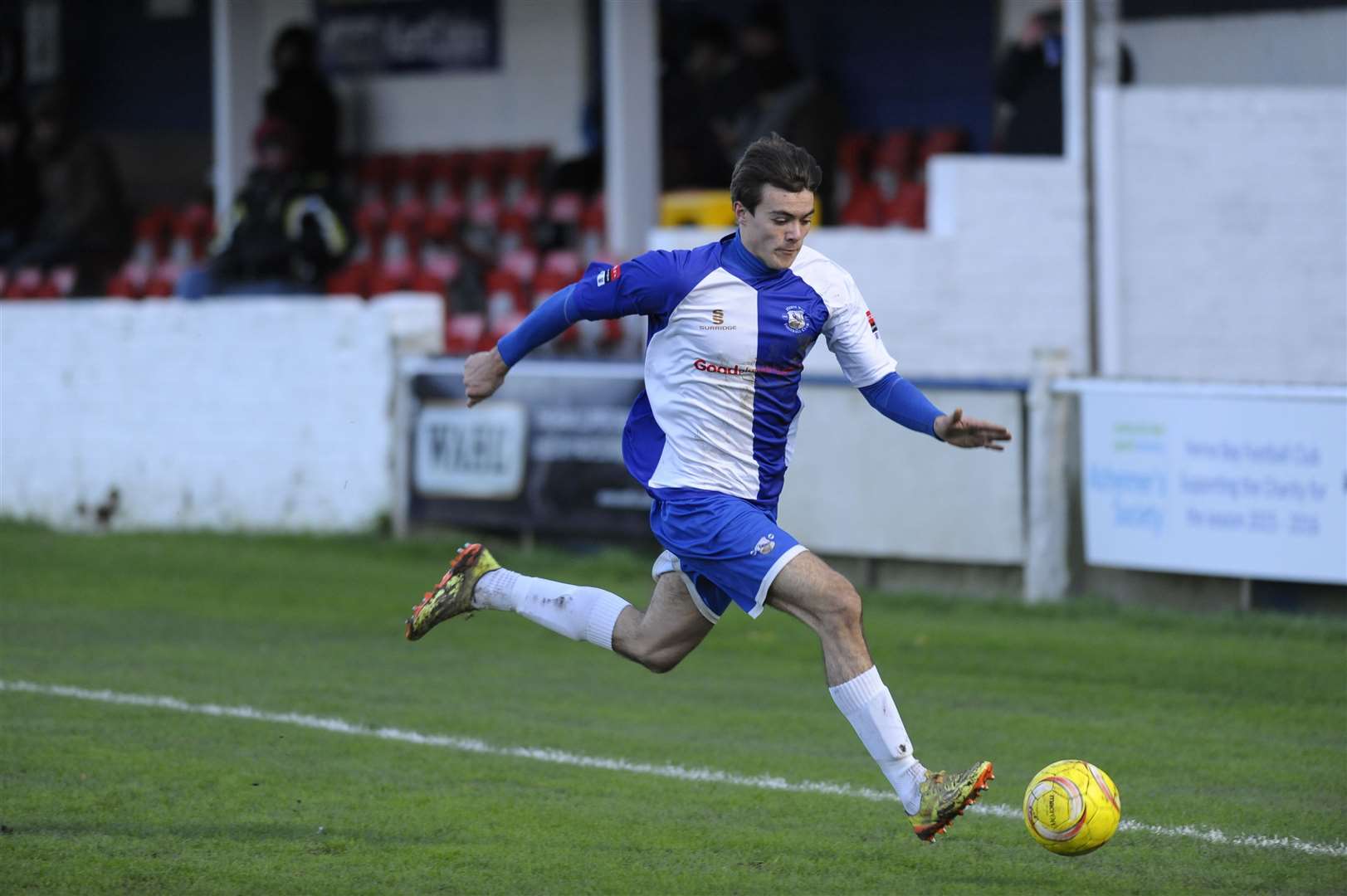 Dan Johnson has already made 99 appearances for Herne Bay and is back for more Picture: Tony Flashman
