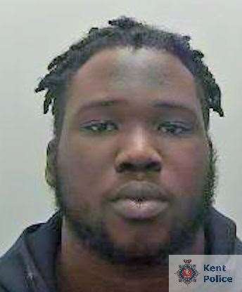 John Isichei, 21, was jailed for more than five years for dealing drugs in Dover. Picture: Kent Police (28959811)