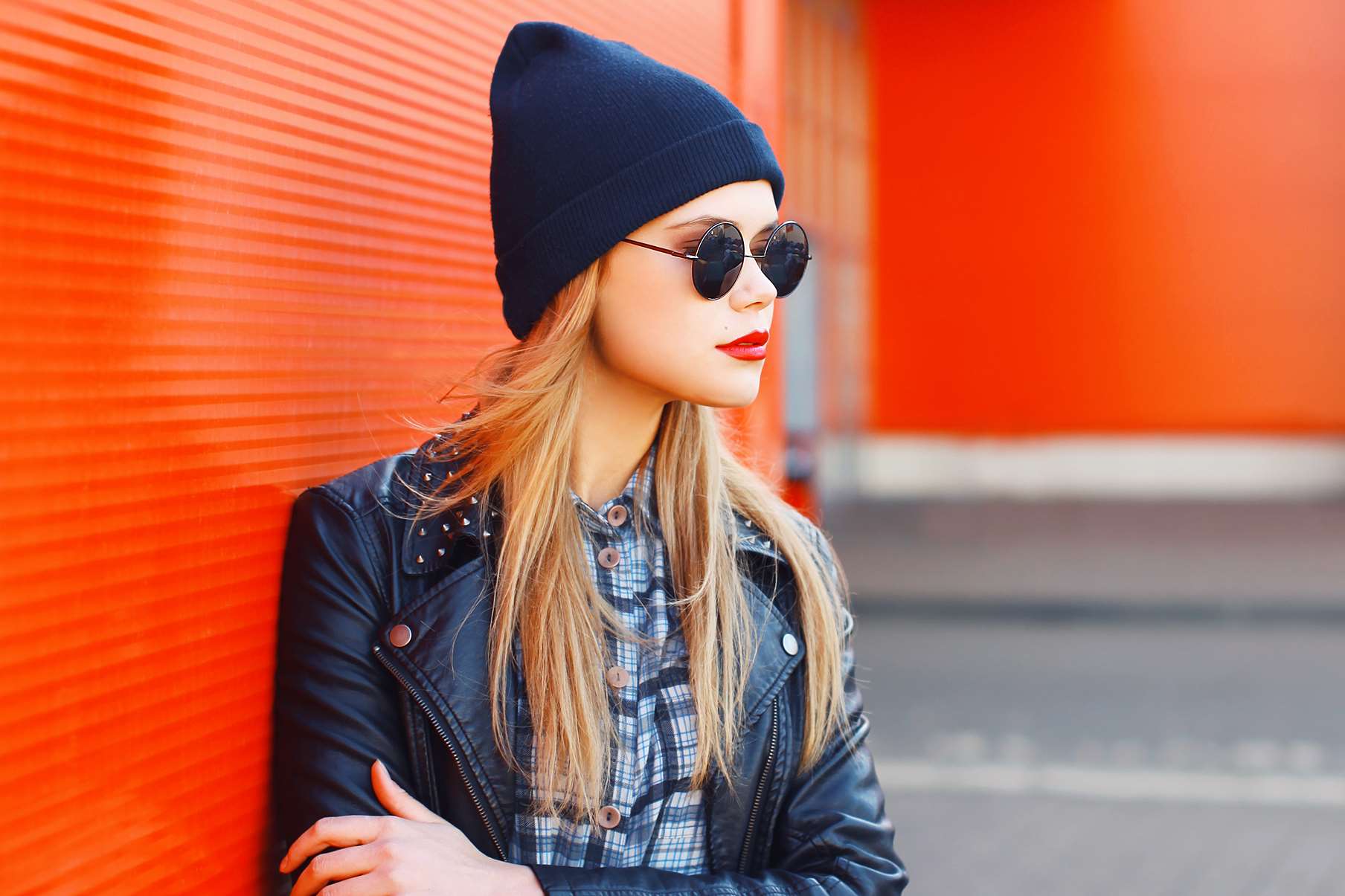A beanie hat is a must. Even at the height of summer. Style over comfort.