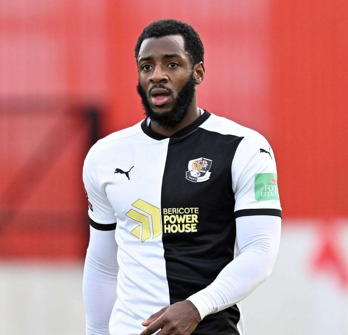 Dartford will go to Dover this weekend without Tyrell Miller-Rodney, who is suspended. Picture: Keith Gillard