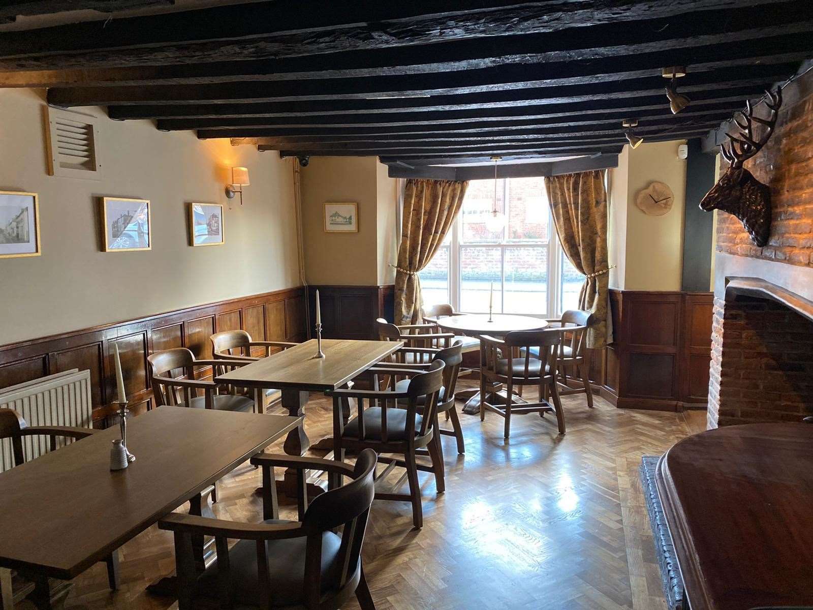 The pub is now fully refurbished and is set to open next month
