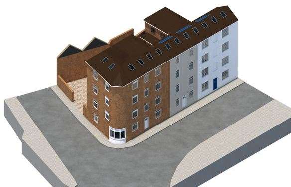 How the buildings will look, with an extra two storeys