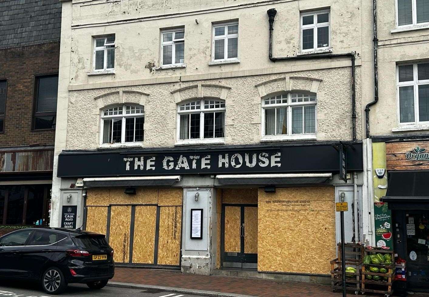 The once loved pub is now boarded up