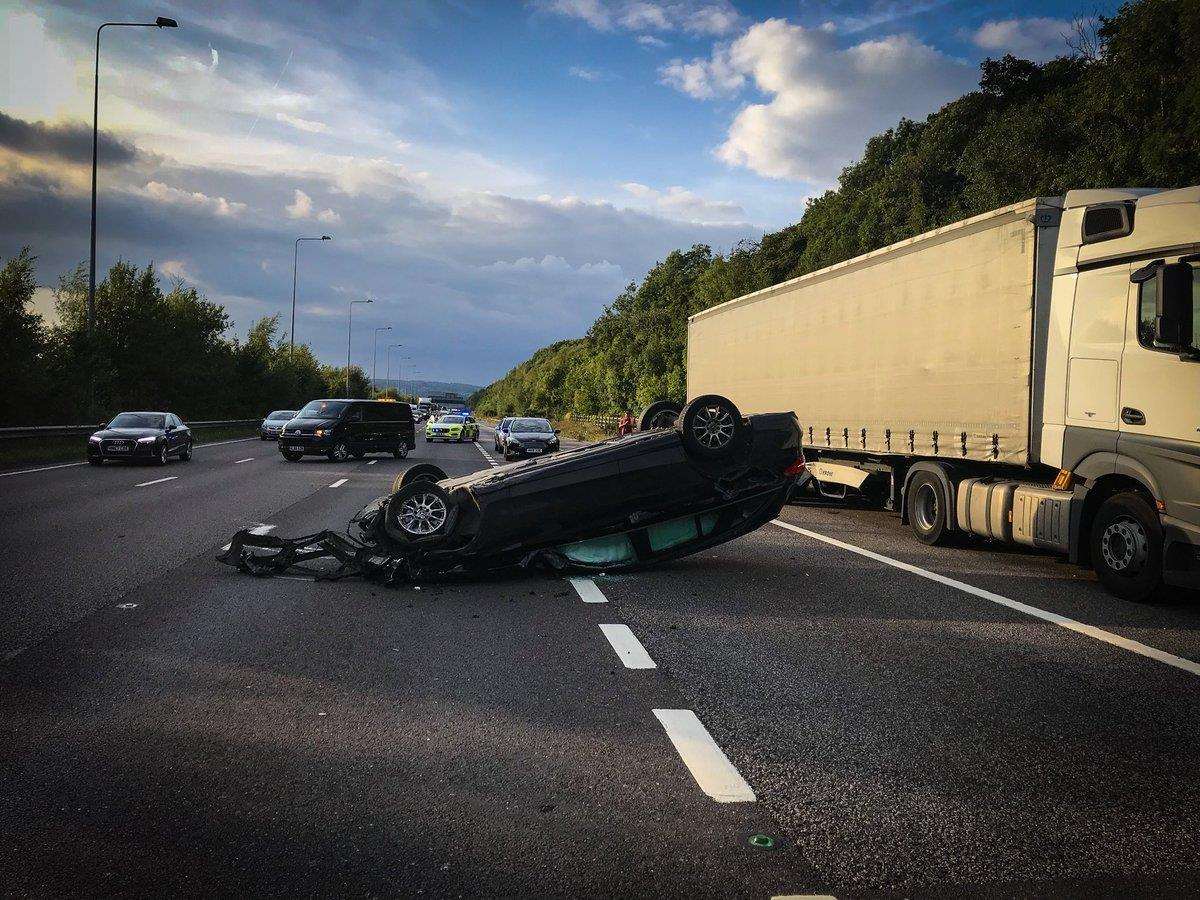 Crash on the M2. Picture: Kent Police roads (3696653)