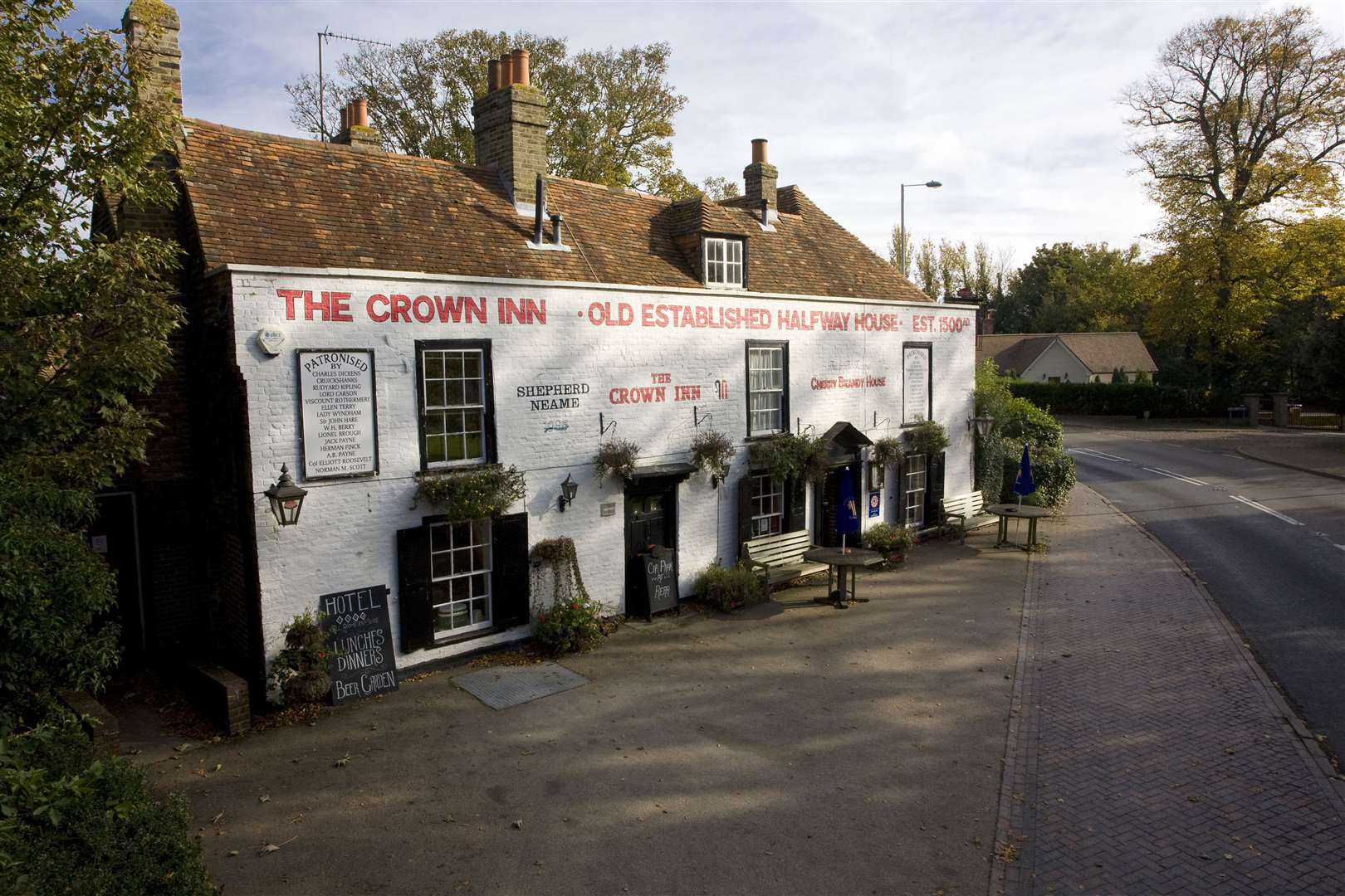 The No.1 pub on my list - the Crown Inn at Sarre