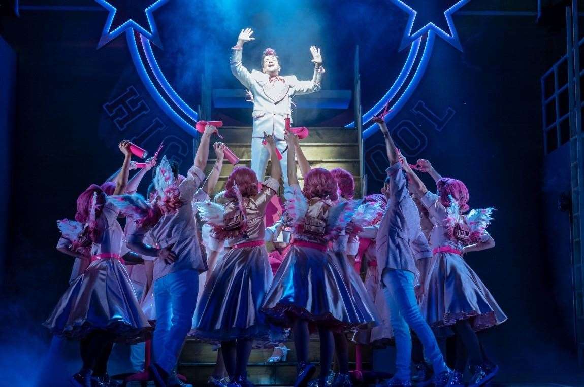 Peter Andre as Teen Angel in Grease, which is showing at The Marlowe