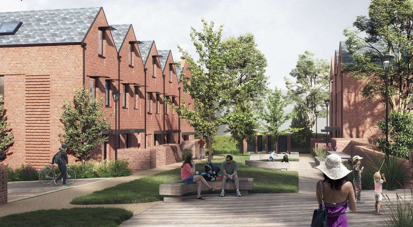What the proposed homes at Jackey Bakers could look like. Picture: Corstorphine & Wright Architects