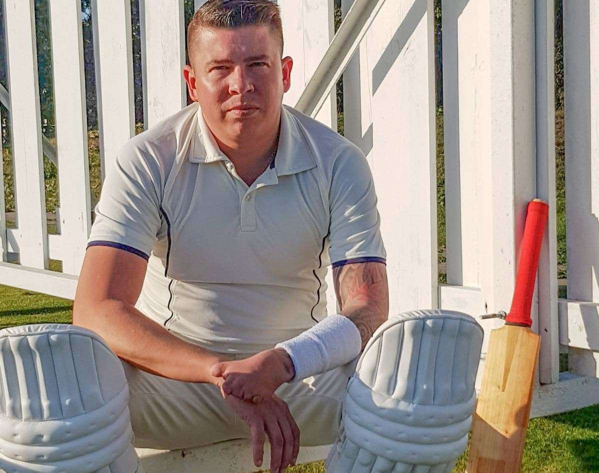 One-handed cricketer Adam Harding has played for the club since he was 15. Picture: SWNS