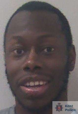 Diqueon Blackwood attacked three prison officers. Picture: Kent Police (25003070)