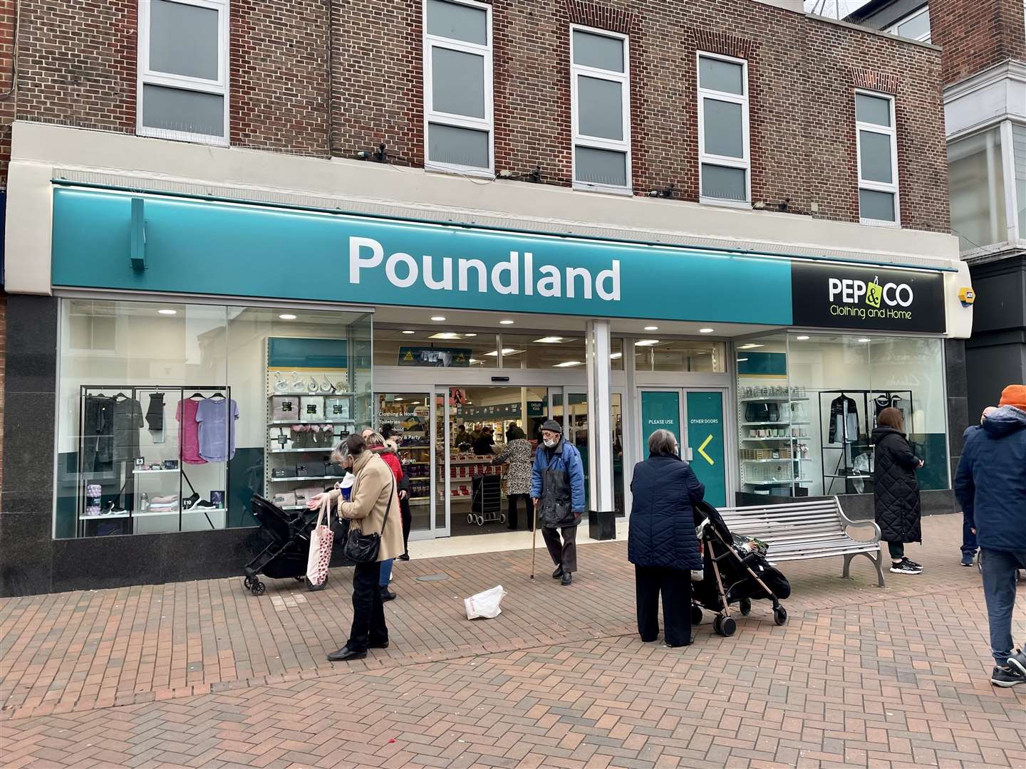 The new, bigger Poundland in Deal High Street opened on Saturday, January 8