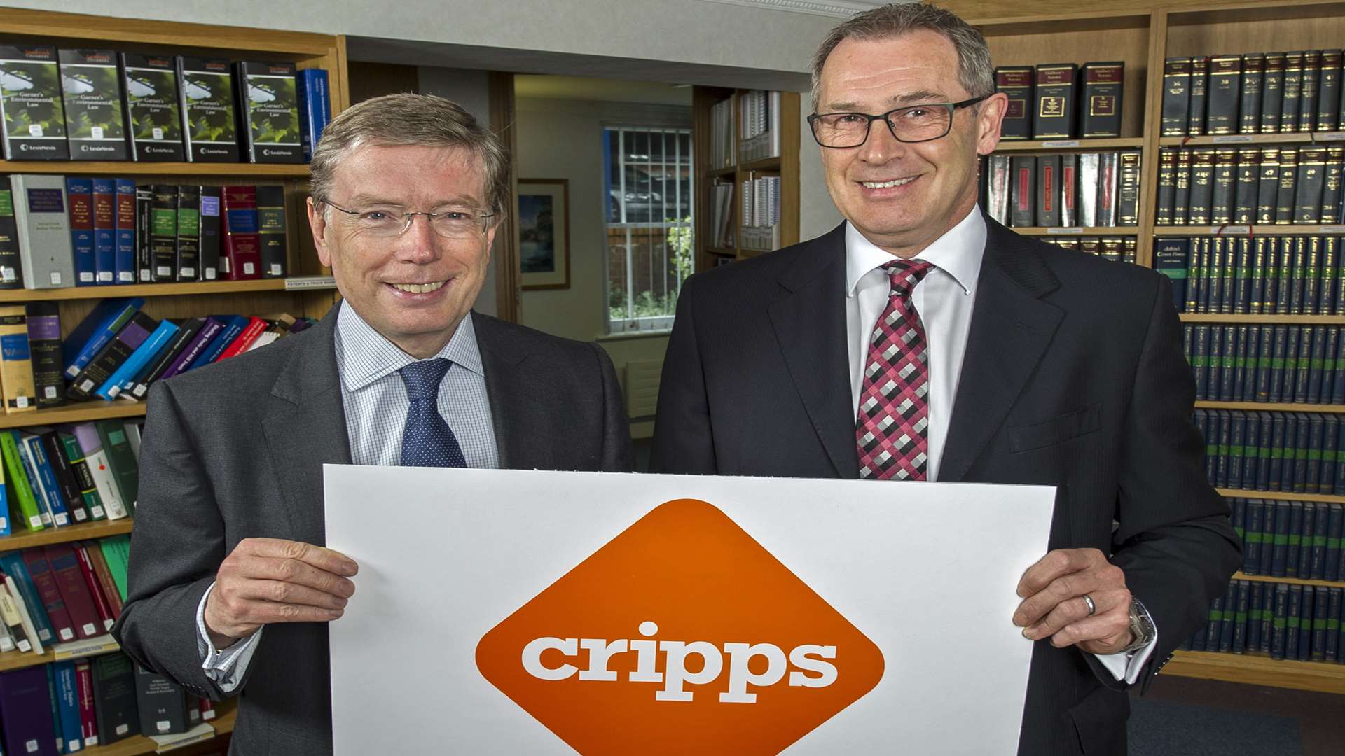 Senior partner Michael Stevens and managing partner Gavin Tyler of law firm Cripps