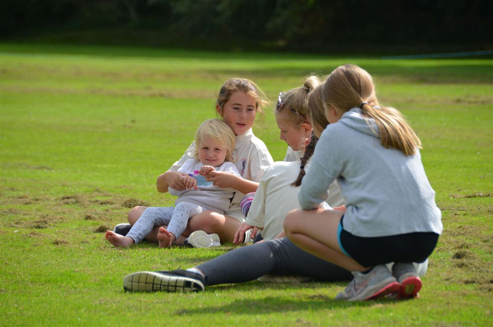 Members of the current (and future!) girls squad enjoying the Cowdrey CC Junior Presentation Day