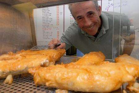 FRY TIME: Ron Wood's Fish &amp; Chips, Leysdown, ran out of food