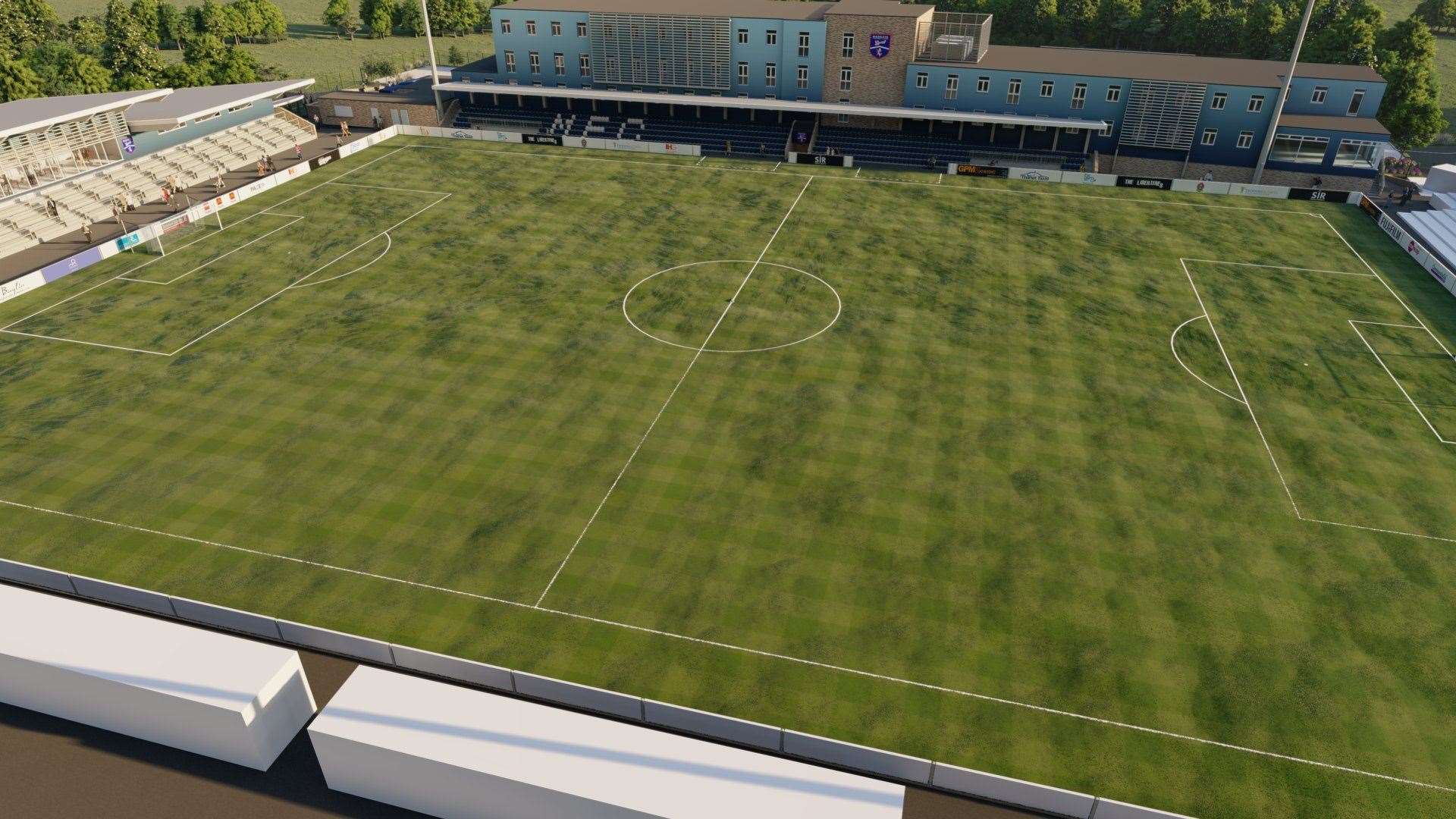 Margate FC's new plans for a stadium redevelopment Picture: GPM2 Design/Margate FC