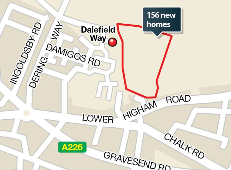 156 new homes to be built in Gravesend