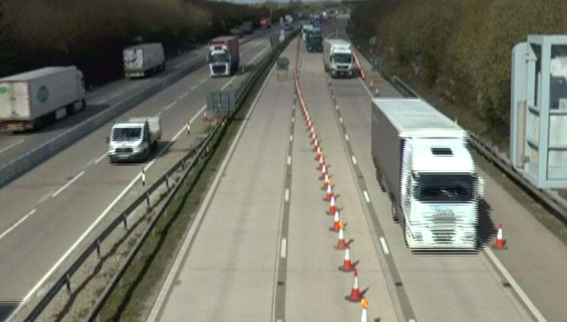 The contraflow system, dubbed Operation Brock, has in operation on the M20