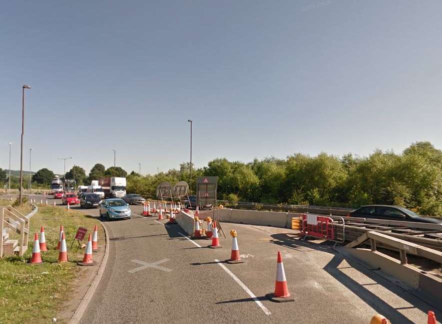 The A228 overbridge is being widened. Picture: Google Streetview