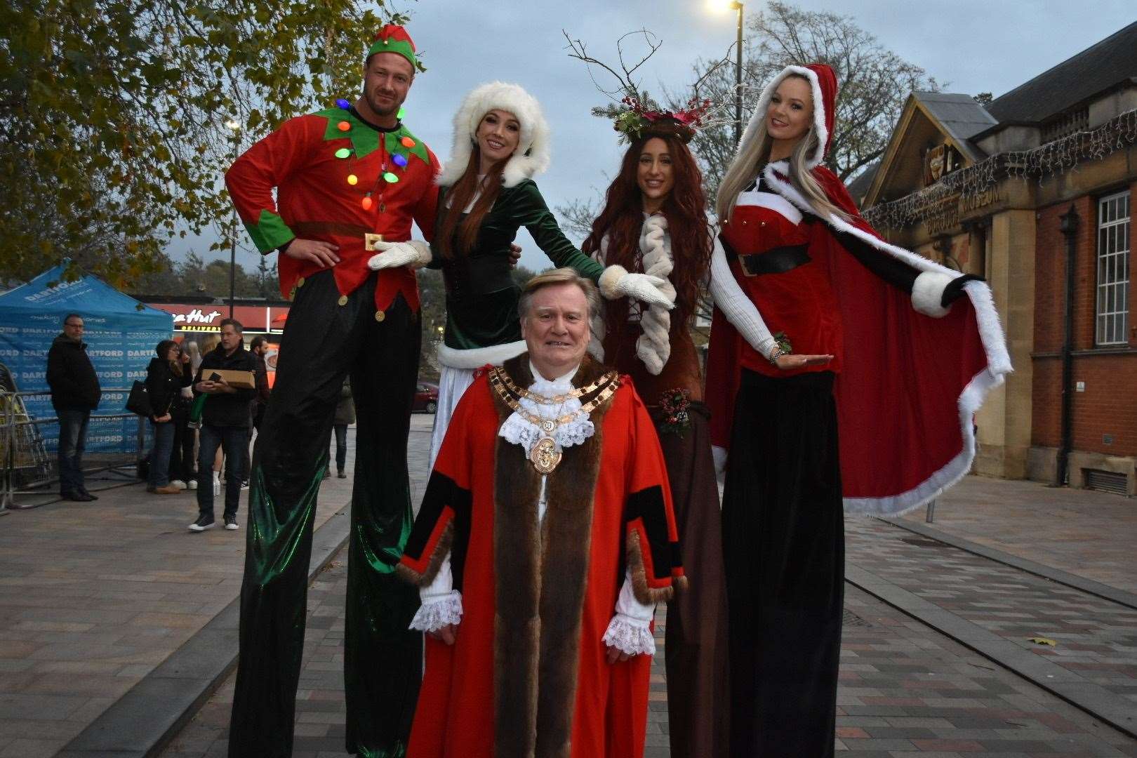 Mayor of Dartford Cllr Paul Cutler joined the fun. Picture: Jason Arthur