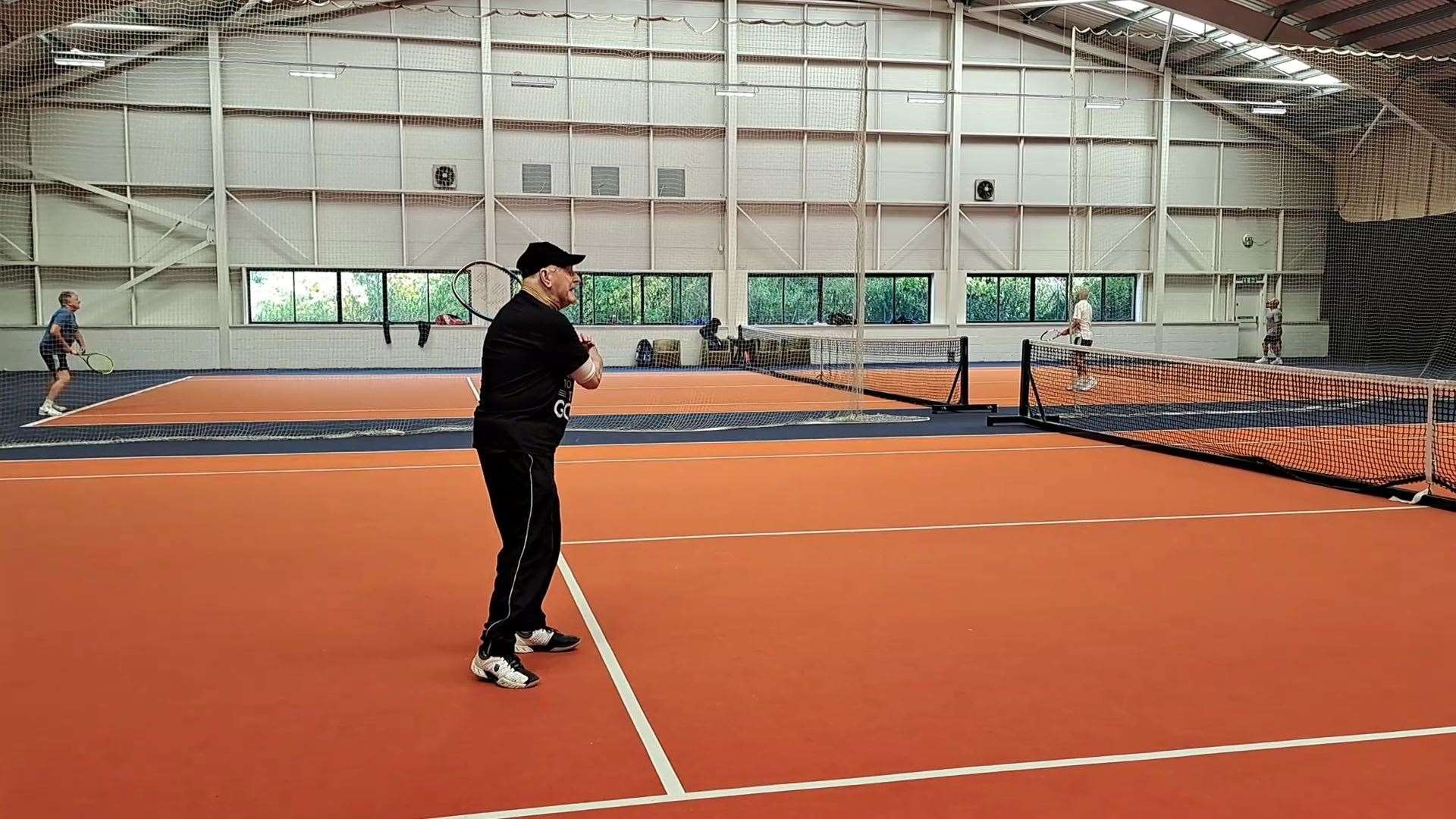 Brian said he has managed to stay fit and healthy by regularly playing tennis