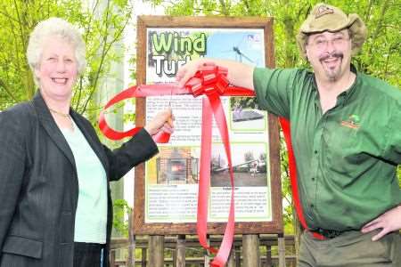 Cllr Jenny Samper and Wildwood chief executive Peter Smith cut the ribbon