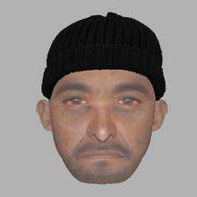 CGI image of man police want to talk to regarding a sexual assault