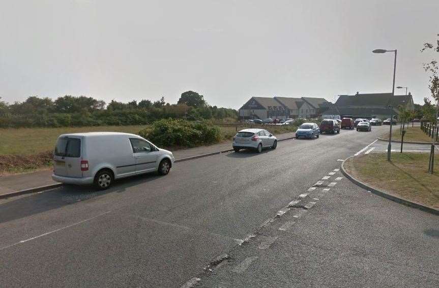 The site of the proposed Costa drive-thru at Minster services in Laundry Road. Picture: Google