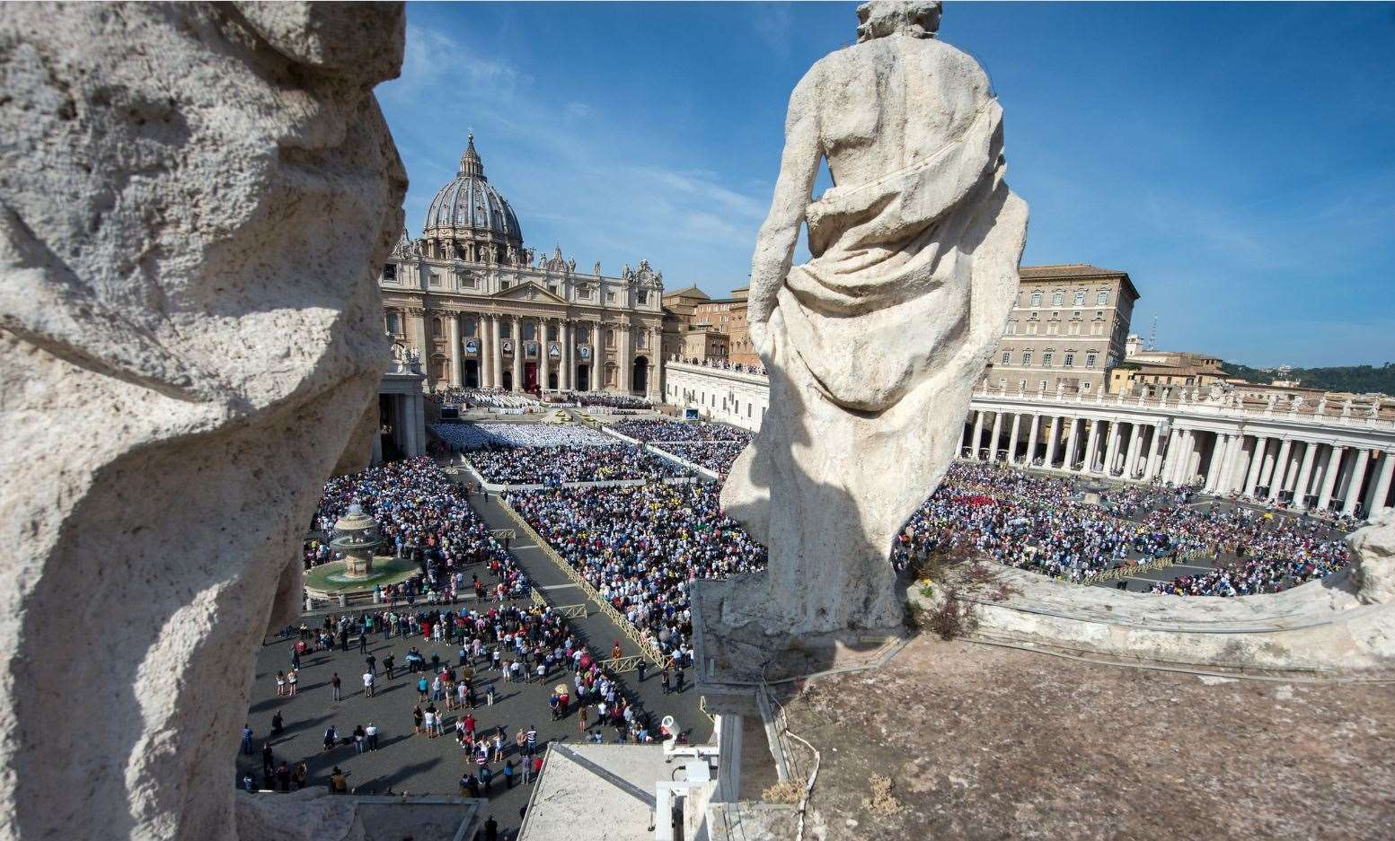The Canonisation of St John Newman in St Peter's Square in 2019