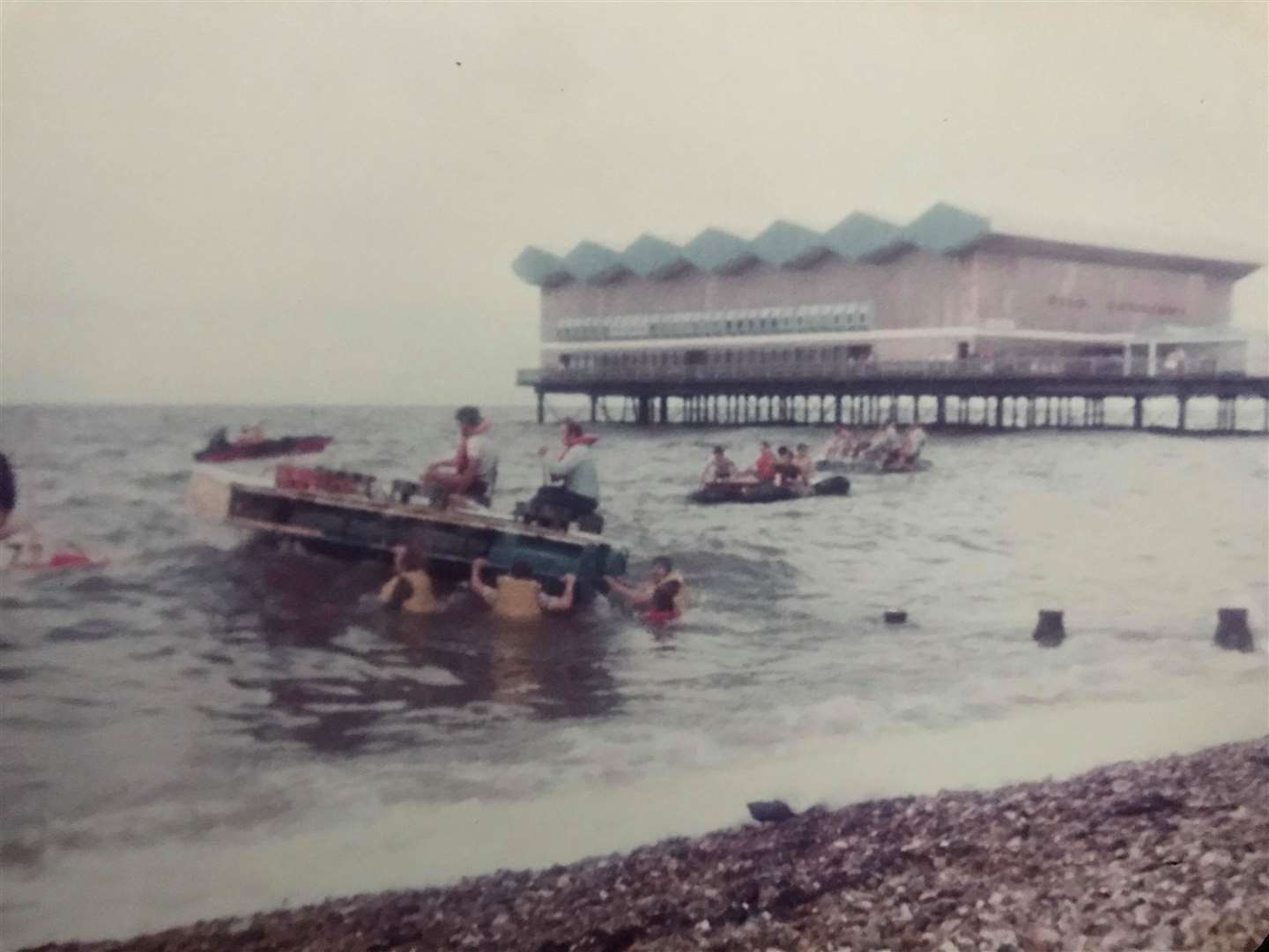 A photograph from one of the last raft races in the 1980s (5878741)