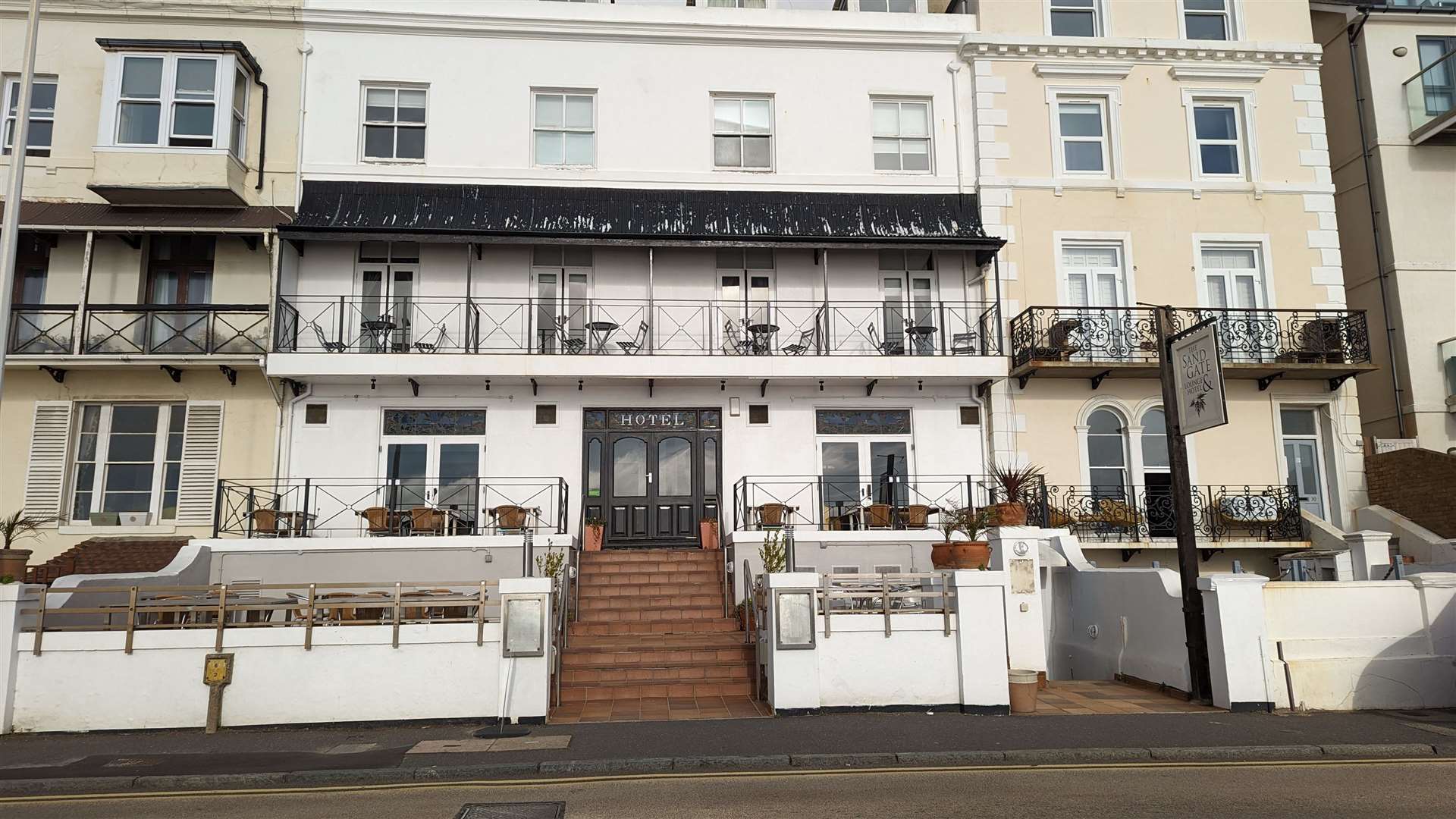 The Sandgate Hotel in Folkestone has closed with immediate effect