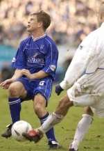 Andy Hessenthaler in action against Leeds on Saturday
