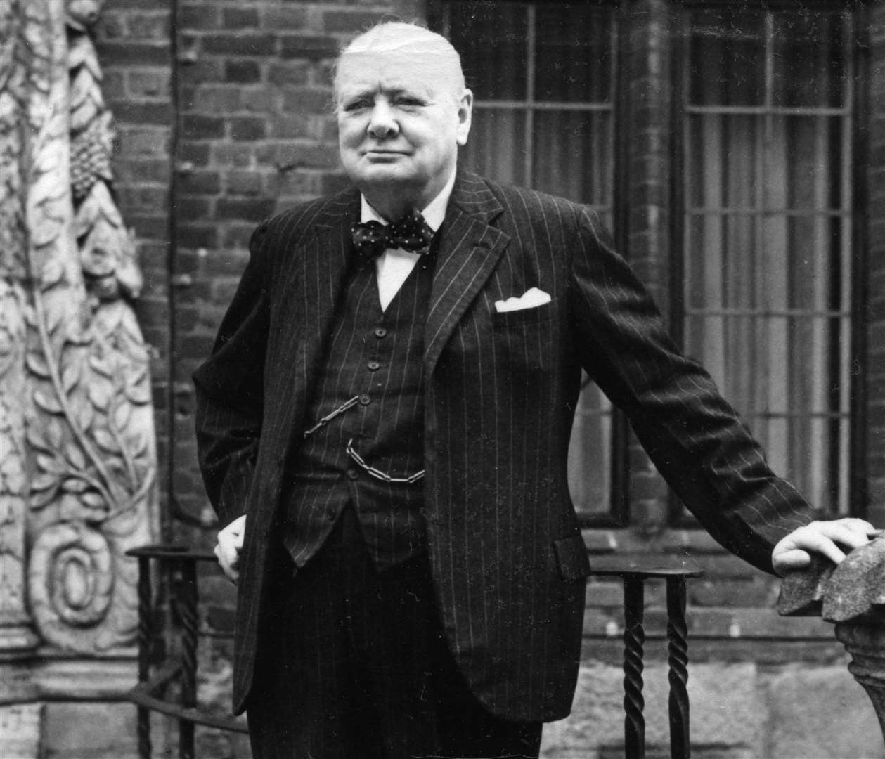 Winston Churchill at home in Chartwell Picture: National Trust