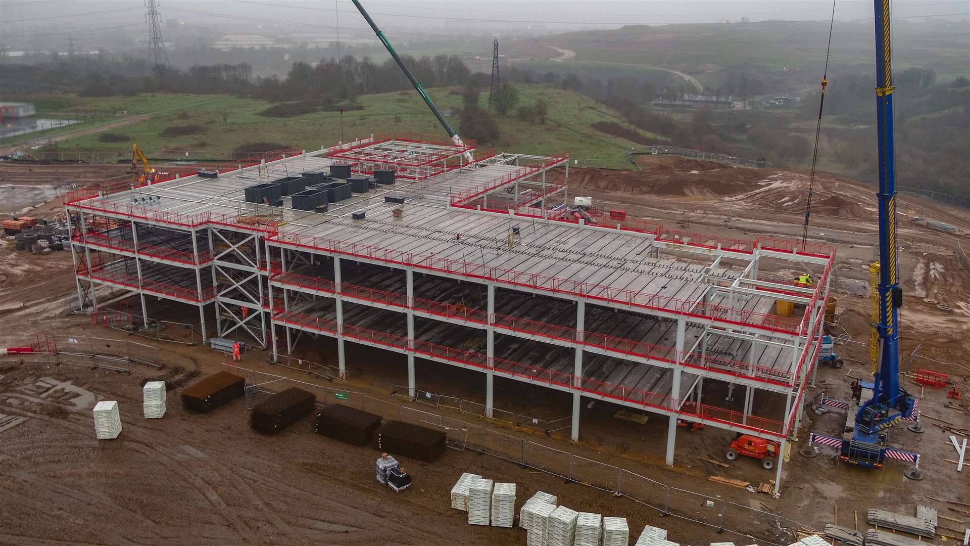 Stone Lodge Secondary School is under construction