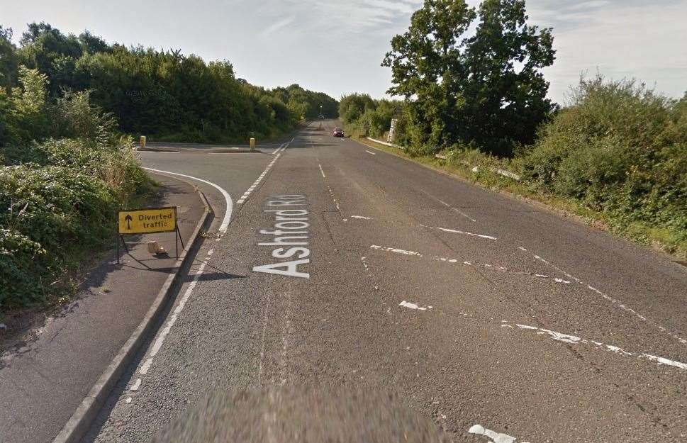A2070 and Ashford Road junction - Near where the incident is said to have happened (8139261)