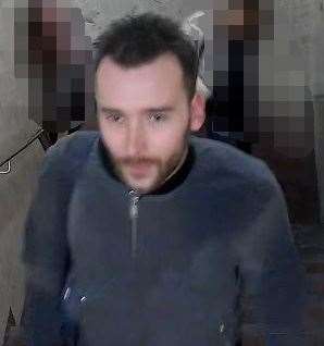 James Nangle's father recognised him in this CCTV image and alerted his mother, who called police