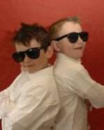 Blues Brothers Harry Corden and George Thompson