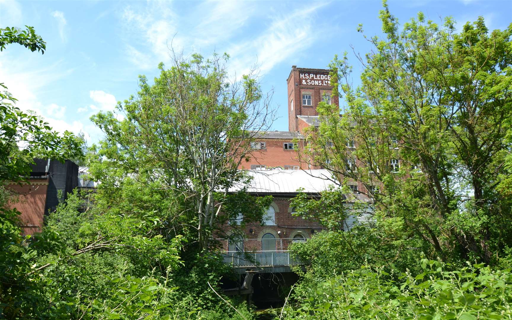 The riverside mill could become home to 60 'high-quality' flats. Picture: Steve Salter