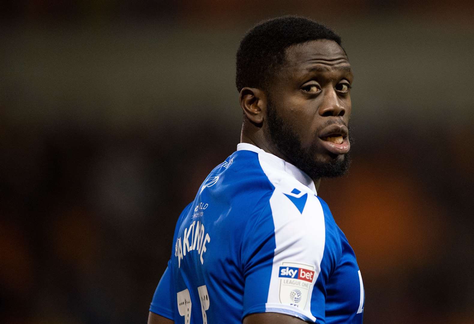 John Akinde was on the scoresheet for the Gills at Rochdale