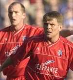 DECISION: Andy Hessenthaler with skipper Paul Smith