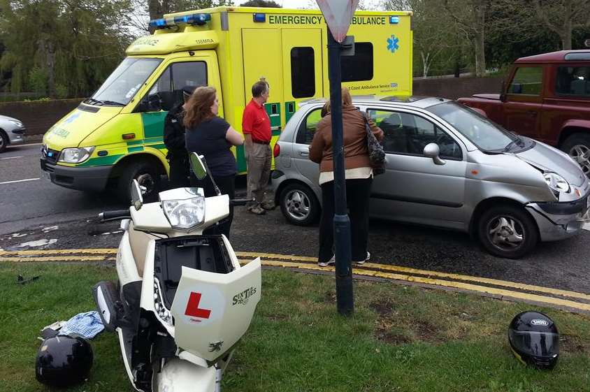 An accident in Hythe that left teenager Hannah Gilbert with serious injuries