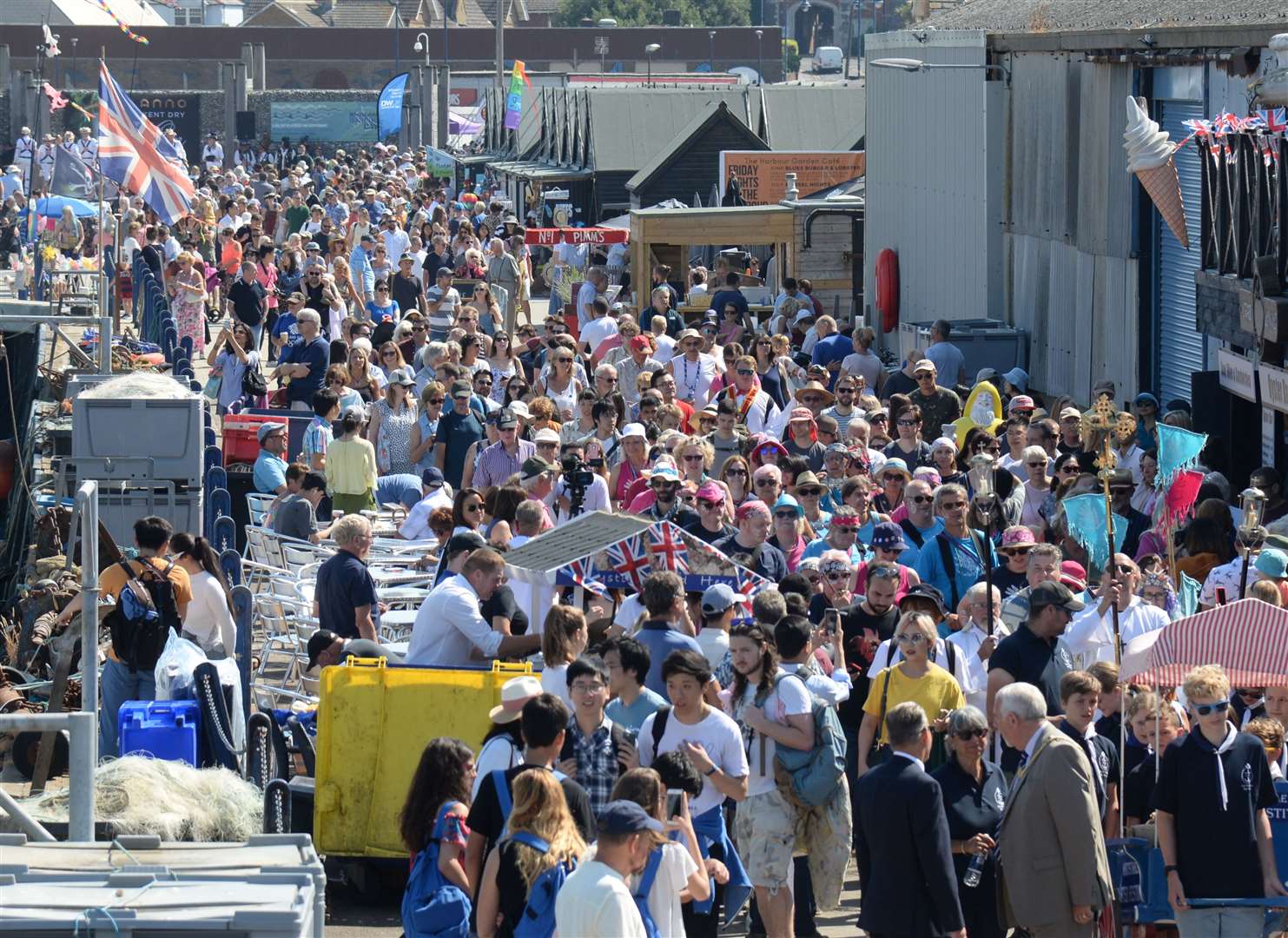 Many people flock to Whitstable each year for a festival celebrating the town’s oysters