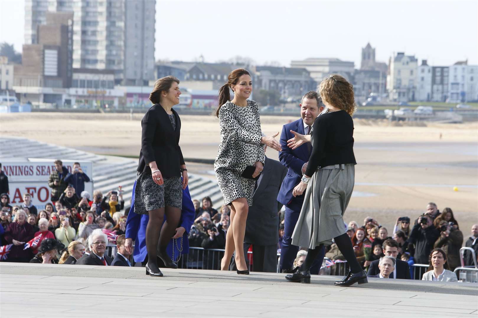 Her Royal Highness The Duchess of Cambridge visits Turner Contemporary in Margate. Picture: Andy Jones/Isle of Thanet Gazette