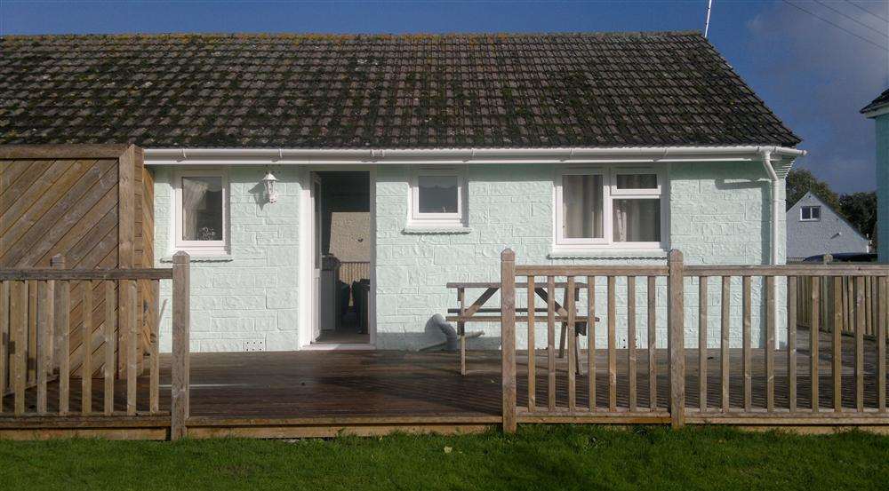 The back view of the Seaview Cottage