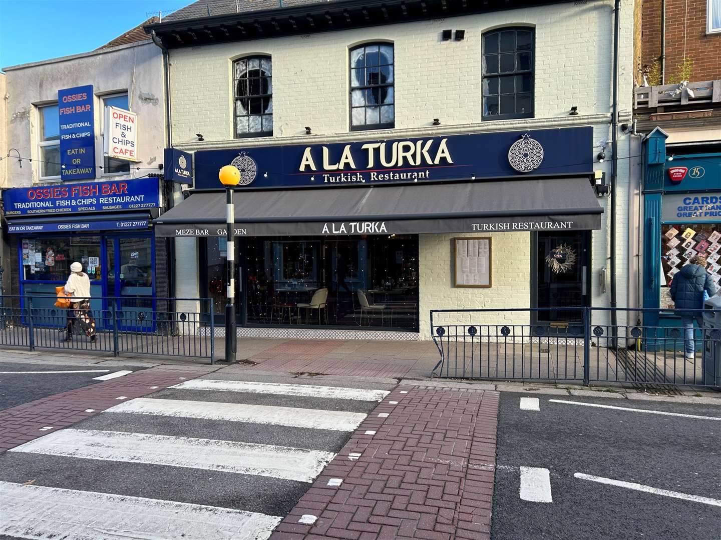 A La Turka in Whitstable High Street was formally a Jobcentre and pub