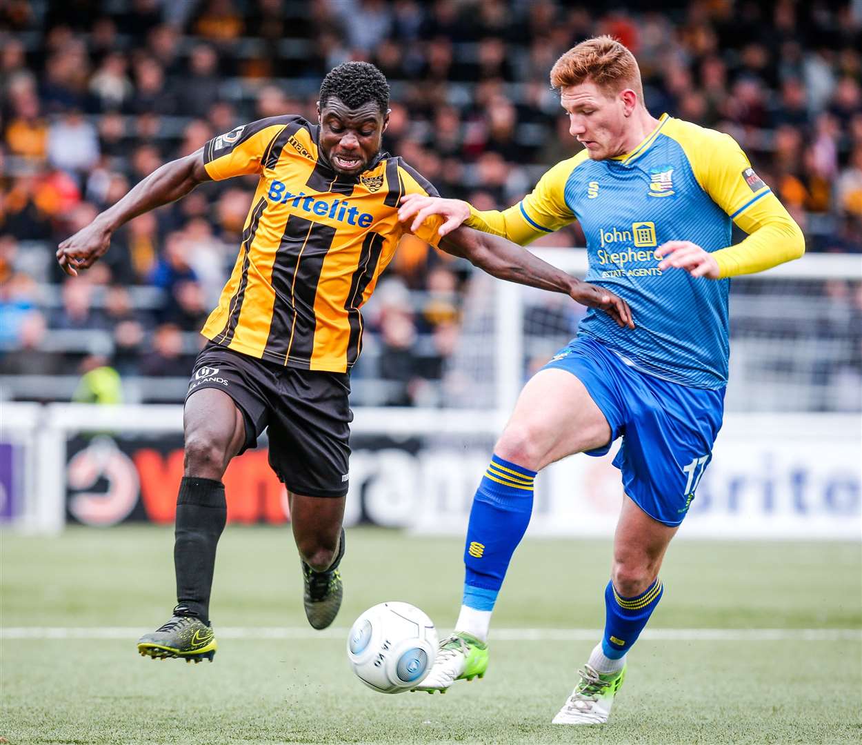 Seth Nana Twumasi in action for Maidstone Picture: Matthew Walker