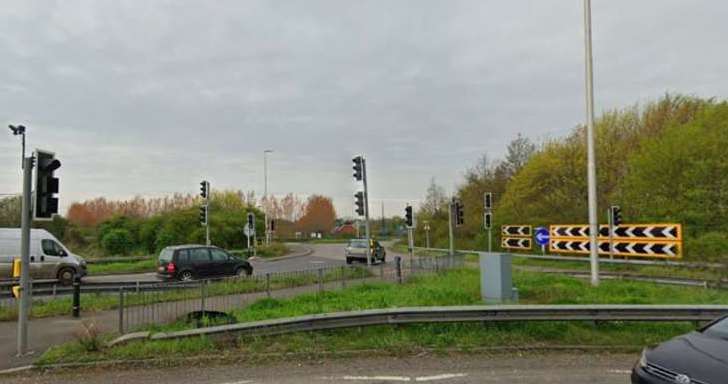 The crash is reported to have happened at Brenley Corner. Picture: Google