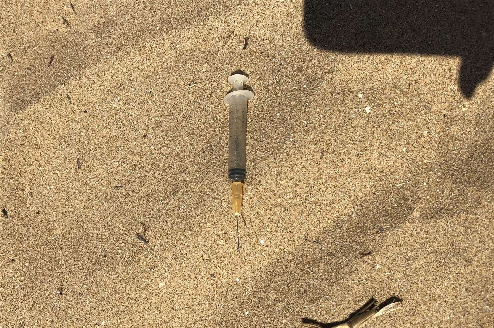 The needle was found at Palm Bay